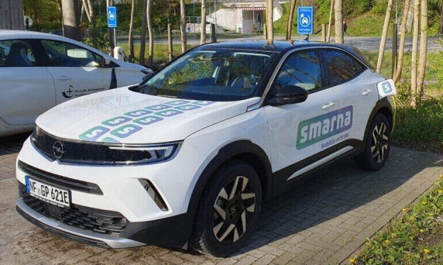 Eines der sechs Car-Sharing-Fahrzeuge